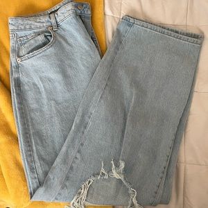 Wild Fable high rise baggy jeans with rips